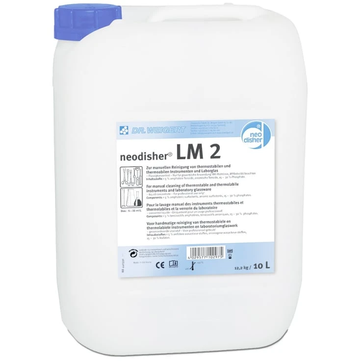 Dr Weigert neodisher® LM 2 Płyn do czyszczenia szkła laboratoryjnego - 10 litrów - kanister