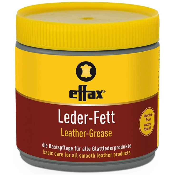 Effax Leather Grease - 500 ml - puszka, czarny