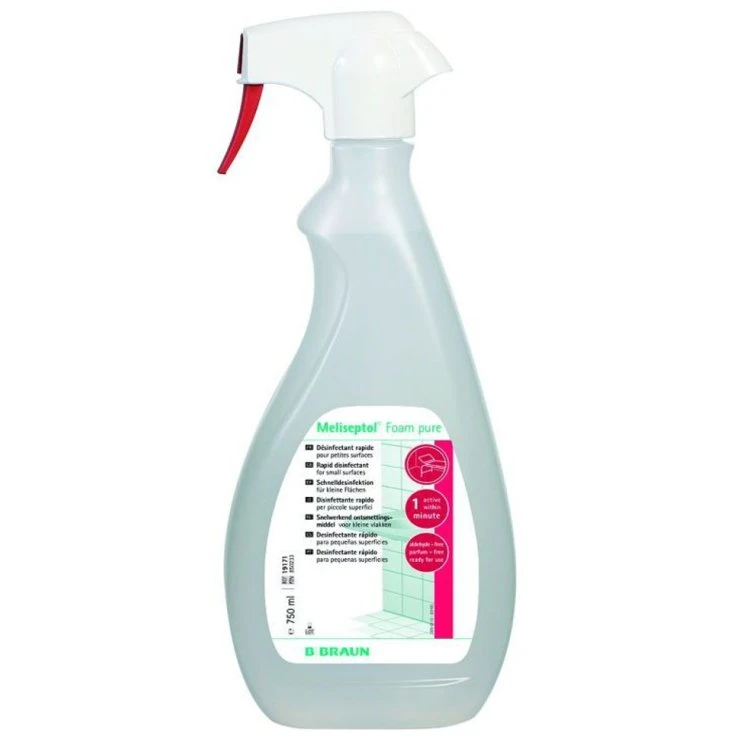 B. Braun Meliseptol® Foam pure - pianka do dezynfekcji - 750 ml - butelka z głowicą spryskującą