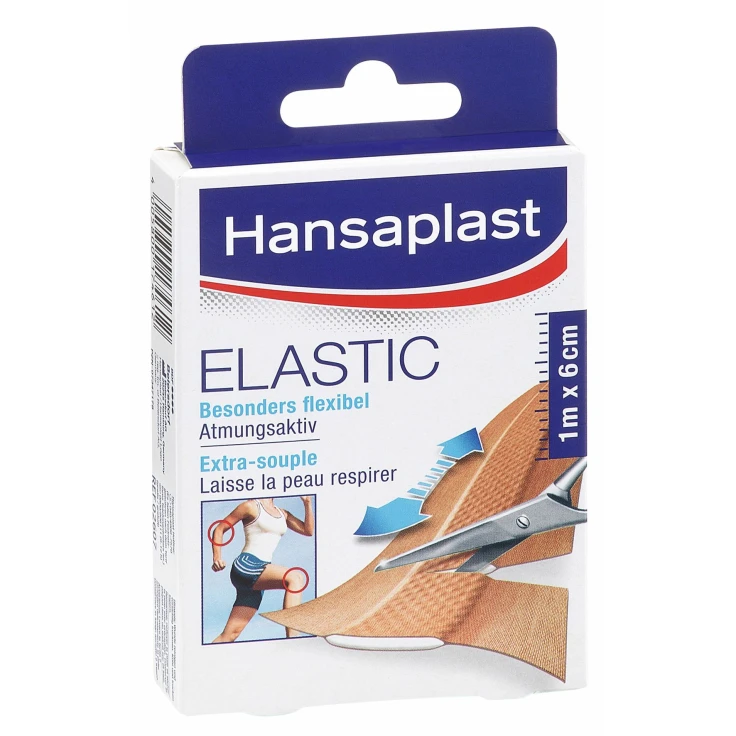 Hansaplast Elastic Plaster - 1 opakowanie = 1 metr x 6 cm