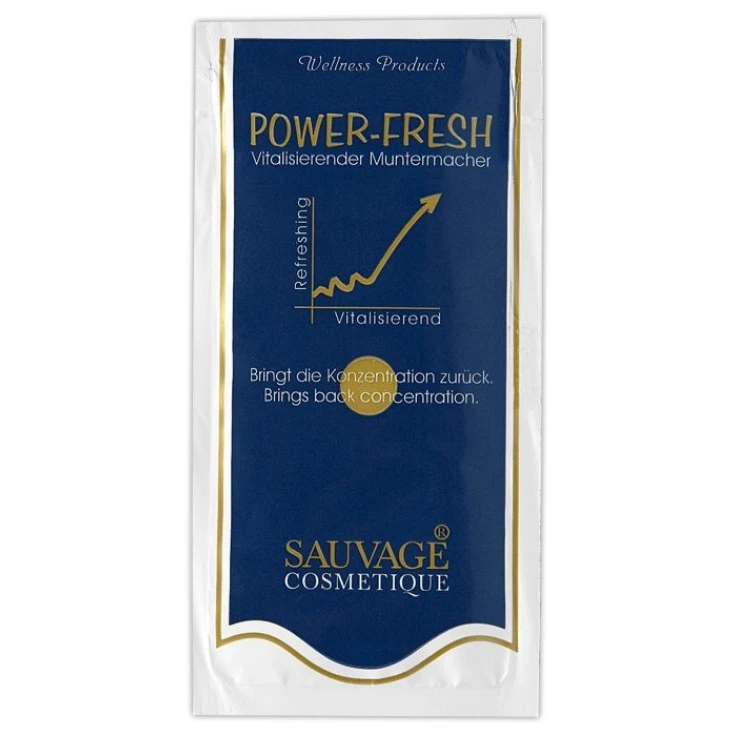 Sauvage Hotel Cosmetics Wellness Wipes - Power-Fresh Wipe