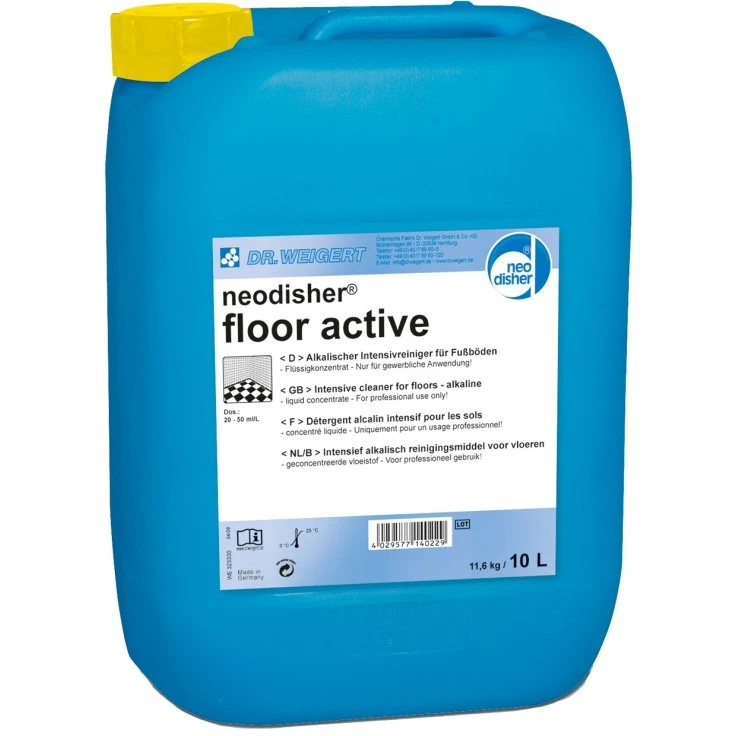 Dr Weigert Neodisher floor active środek do czyszczenia podłóg - 10 litrów - kanister