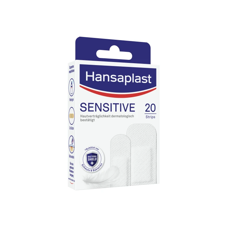 Hansaplast Sensitive Strip Plaster - 1 opakowanie = 20 pasków