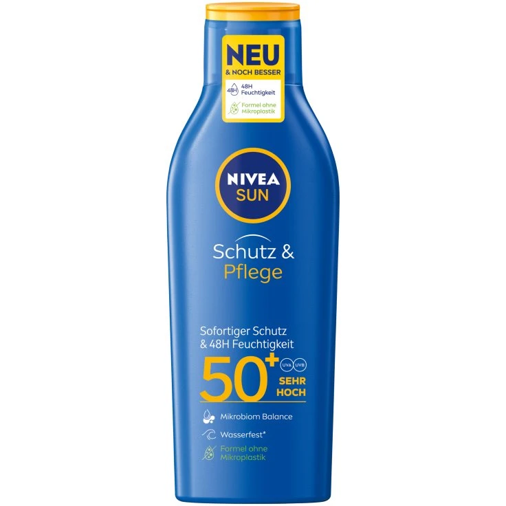 NIVEA SUN Protection & Care Mleczko do opalania - 200 ml - butelka, SPF 50+
