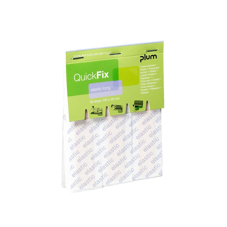 Plum QuickFix Elastic Long Refill Plastry - 1 opakowanie = 30 bandaży na palce