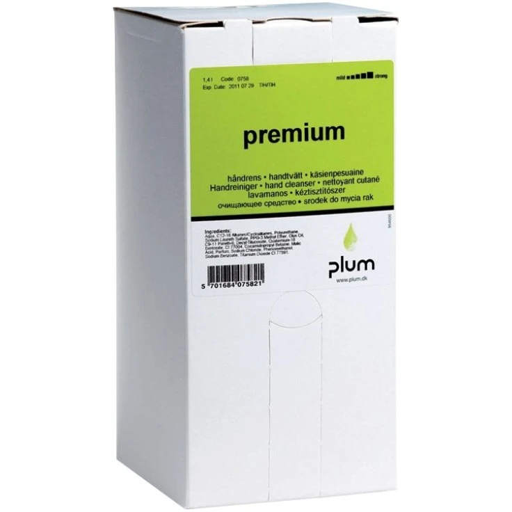 Plum Premium Hand Cleaner - 1,4 l - Bag in Box