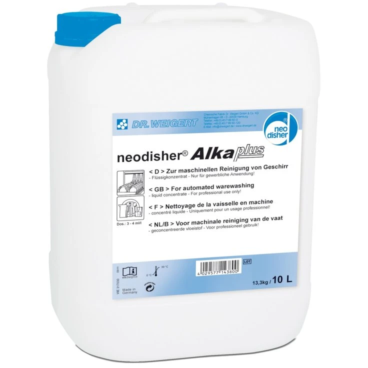 Dr Weigert neodisher® Alka plus środek do mycia naczyń w zmywarkach, płynny - 24 kg - kanister