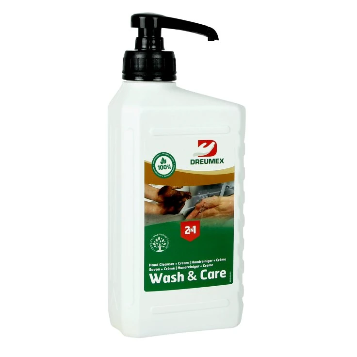 Dreumex Hand Cleaner Wash & Care - 2 w 1 - 1 litr - dzbanek + pompka