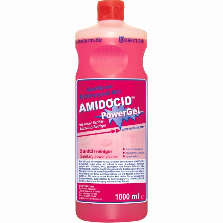 Dreiturm AMIDOCID Powergel Środek do czyszczenia sanitariatów - 1000 ml - butelka