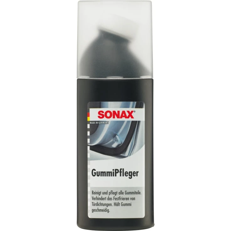 SONAX Odżywka do gumy - 100 ml - butelka z aplikatorem gąbkowym
