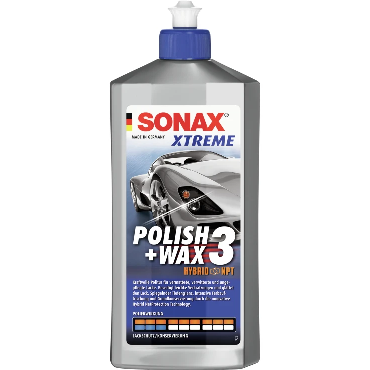 SONAX Paint polish XTREME Polish + Wax 3 Hybrid NPT - 500 ml - butelka