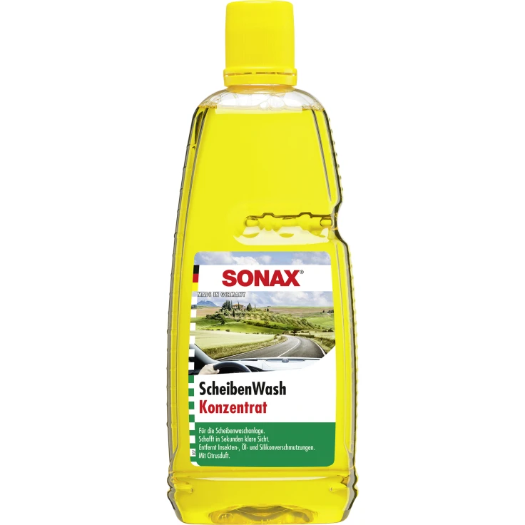 SONAX Koncentrat do mycia szyb, o zapachu cytrusowym - 1000 ml - butelka