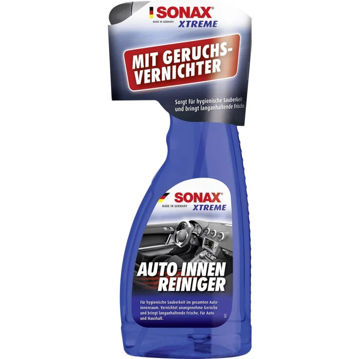 SONAX XTREME środek do czyszczenia wnętrza samochodu - 0,5 litra - butelka z rozpylaczem