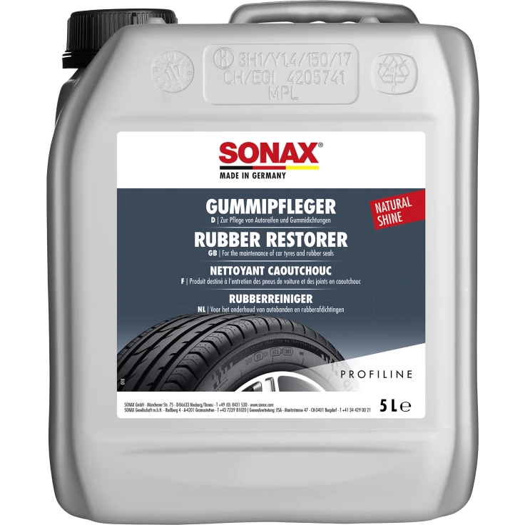 SONAX Środek do czyszczenia gumy - 5 litrów - Kanister