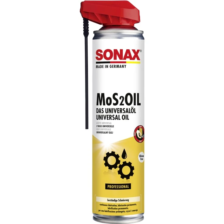 SONAX Lubricant MoS2Oil, z EasySpray - 400 ml - puszka z aerozolem