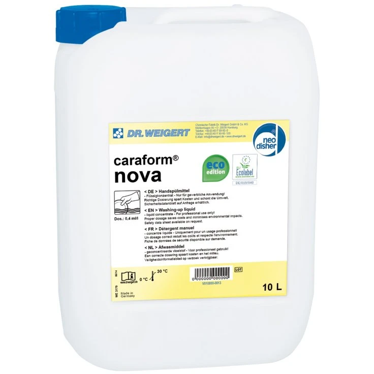 Dr Weigert caraform® nova środek do płukania rąk, bezzapachowy - 10 litrów - kanister
