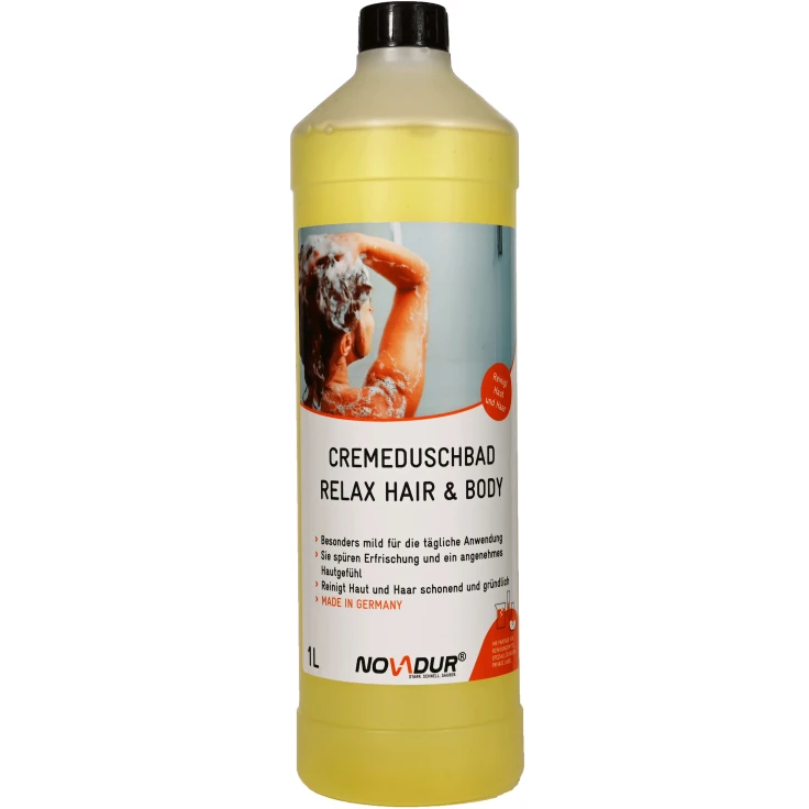 NOVADUR Relax Hair & Body Cream Shower Bath - 1000 ml - Butelka
