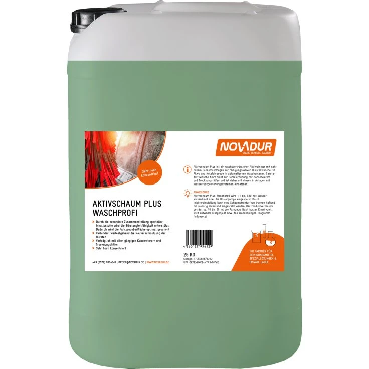 NOVADUR Active Foam PLUS Washing Professional - 25 kg - kanister