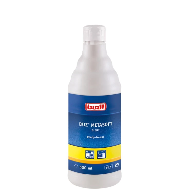 Buzil Środek do czyszczenia stali nierdzewnej Buz® Metasoft G 507 - 600 ml - butelka