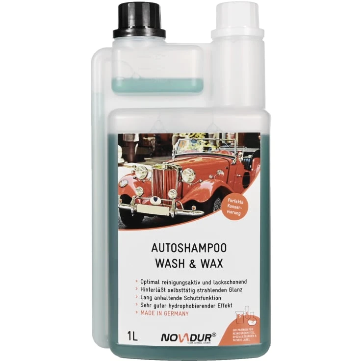 NOVADUR Car Shampoo Wash & Wax - 1000 ml - butelka
