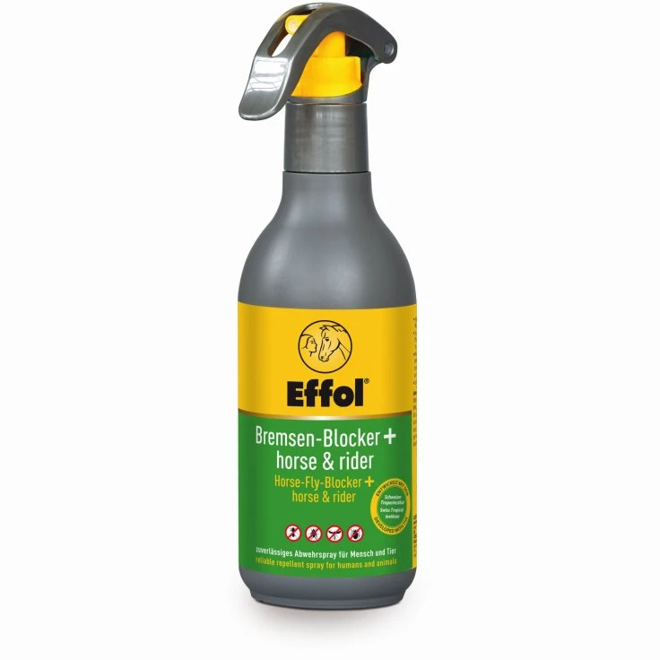 Effol Horsefly Blocker + środek na muchy dla koni i jeźdźców - 250 ml - butelka