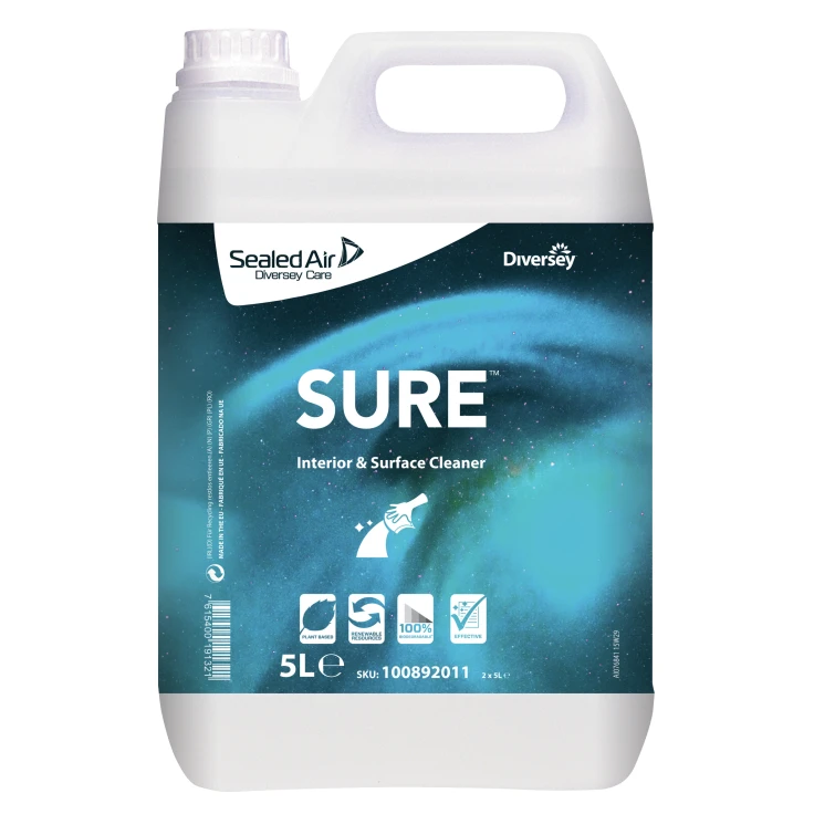 SURE Interior & Surface Cleaner Eco Universal Cleaner - 1 karton = 2 x 5 l - kanister